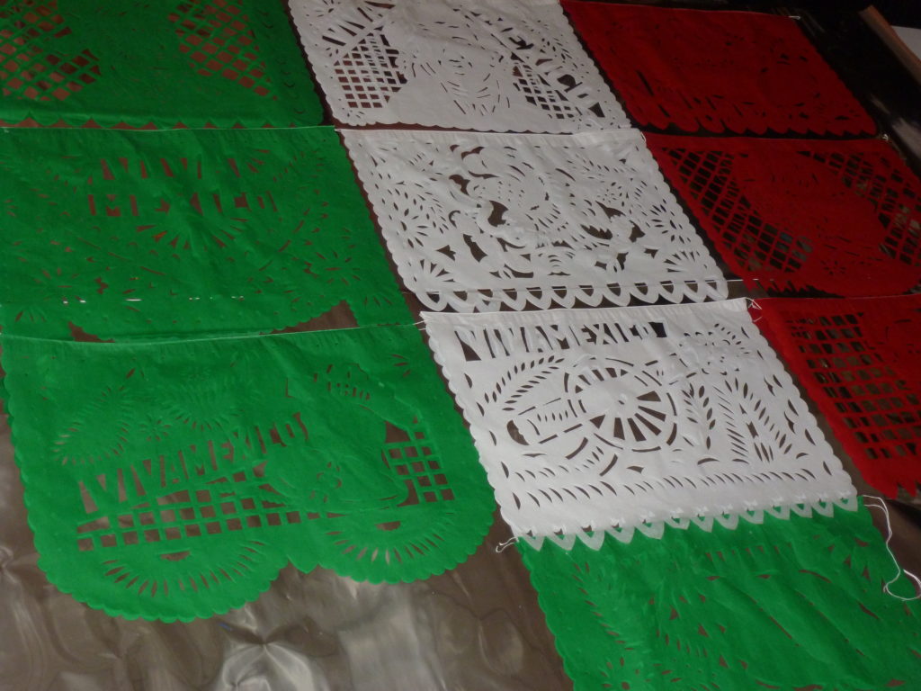Enramada Tricolor Papel Papel Picado Fiestas Mexicanas 4817